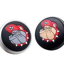 캐릭터핸들봉 탈부착 운전대 손잡이 파워 돌리기 차 이지턴, 더불독 파워핸들_실버