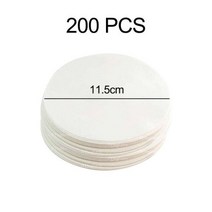 ABS 버거 고기 프레스 둥근 붙지 않는 쇠고기 바베큐 파이 금형 기계 주방 요리 액세서리, 200 PCS Oil Papers