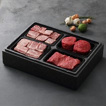 [디어마이횡성한우] [냉동.냉장/1+][농협횡성한우]찜갈비정육혼합2호 (찜갈비x2/불고기/, 상세 설명 참조