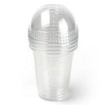 테이크아웃컵 돔형뚜껑 아이스컵 (4개), 1개(4개), 4개