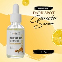 세럼Bright Skin Corrector Turmeric Face Serum Whitening Dark Spot Remover Acne Scar Facial Essence I, 01 1PCS
