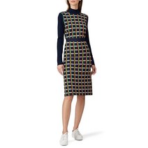 Tory Sport Rent The Runway Pre-Loved 콘트라스트 골지 터틀넥 블루.