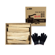 밴프 참나무 장작 CT026, 10kg, 4개