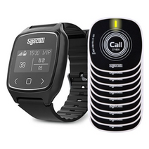 씨스콜 엔티티웍스 페이저 호출벨 10개세트 1+10 SB-700+ST-800, 밴드형, 로고없음