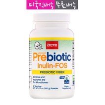 재로우 포뮬라 Jarrow Formulas Prebiotic Inulin FOS Powder 이눌린 파우더 180g[블랙멍키즈], 1개