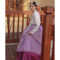 어른한복 혼주 여성 원피스 결혼식 신부 돌잔치 저고리 치마 혼주복 전통 의상 고대 궁전