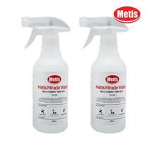 메티스 미라클워터 주방/욕실용 세정제 400ml x2개 곰팡이 소독제 클리너 냄새제거 살균제 찌든때 다목적 알카리이온수 냄세제거, 상세페이지 참조, 상세페이지 참조, 상세페이지 참조