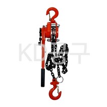 TOYU 레버블록 0.75톤 레바블록 호이스트 컴팩트 운반 윈치 도르래 후크 로드 핸드 케이디공구 KD09, 1개