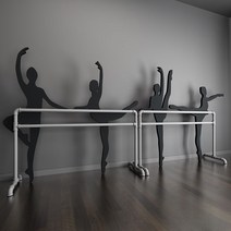 발레바 무용 바 학원 스트레칭 필라테스 유연성 훈련 발레봉 댄스 강습 연습, 블랙단층100x60x80cm