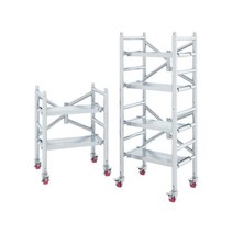 우마 비계 사다리 도배 발판 접이식 작업대 말비계 미장, C 165x140x70 브레이크 휠+사각페달