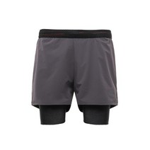 [엔에프엘 스포츠] F202MHP055 러닝 레이어드 숏츠 D/GREY