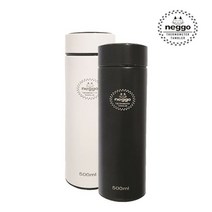 NEGGO 스마트 온도 텀블러 500ml, 바잉샵 쿠팡 블랙