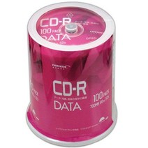 HI-DISC CD-R 데이터용 700MB 80분 52배속 100장 잉크젯 프린터 대응 VVDCR80GP100