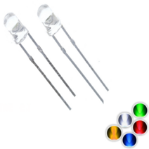 고휘도 LED 5MM 5파이 레드 10개