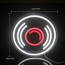Ineonlife-LED 네온 사인 조명 CD 레코드 벽걸이 아트 USB 전원 야간 램프 커스텀 상점 음악 바 룸 장식, 01 A