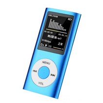 MP4플레이어 디지털 최신 뮤직 플레리어 초박형 고화질 비디오 mp4 음악 플레이어 전자 책 휴대용 학생, 03 파란_02 16GB