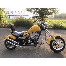 PARA 미니바이크 소형 빈티지 110cc 할리, 블랙 125cc