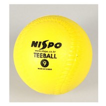 니스포 티볼 공 9인치 소프트볼 안전야구공
