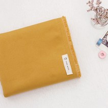 면 스판) 톡톡한 20수 두께감의 부드러운 스판 머스터드 컬러-심플머핀 홈즈패브릭 [sy000]