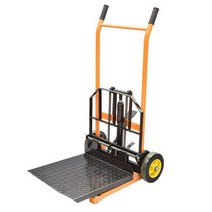 수동 자동 유압 지게차 핸드푸시 유압식 카트 리프트 중대형 260 400kg, 400KG 범용 휠 0.9m 포크 유형, 1개