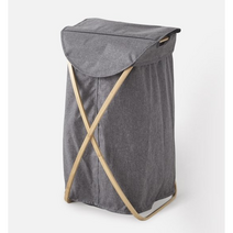 한샘 패브릭 대나무 접이식 빨래바구니 햄퍼