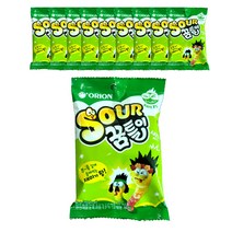 오리온 SOUR 꿈틀이 샤워꿈틀이 80g 10개 20개 30개 40개, 80gx10개
