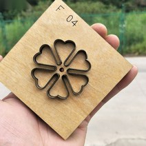 꽃 칼 금형 클로버 금형 다이 컷, 기본형 40mm