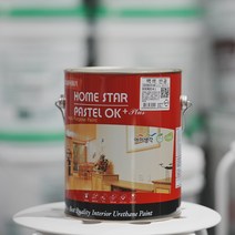 삼화페인트 홈스타파스텔OK플러스 백색 반광 4L 친환경 멀티 수성페인트, 화이트, 4000ml, 1개