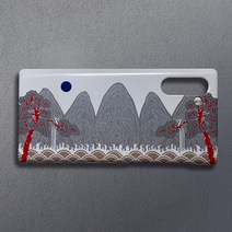 우리일쌍 유광 백색 일월오봉도 휴대폰 케이스 아이폰11 아이폰11pro 아이폰11pro max (3691990), 아이폰6