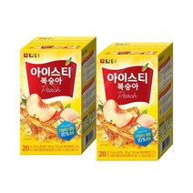 담터 아이스티 복숭아 20T X 2개(40T) 홍차 레몬에이드