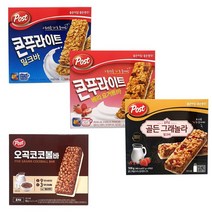 GO2shop GO2shop_ 에너지바 영양간식 시리얼간식 아침대용식 아침식사 씨리얼바, ㏇* 콘푸라이트 밀크바 4개입 요거트바 시리얼과자 간식, ㏇* 콘푸라이트 밀크바