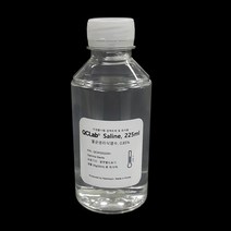멸균생리식염수보틀형 225ml-과학실험용 업체배송