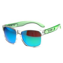 국산 편광율 99.9% 미러 스포츠 선글라스 낚시 골프 운전 등산 도시어부, 기본사이즈, C9투명그린다리+그린밀러