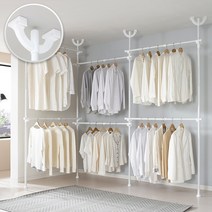 이지온 국민튼튼 행거 EO-406C 드레스룸 옷걸이 행거