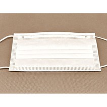 일회용 마스크 화이트 50매 중국산 랜덤배송 3중필터마스크 부직포마스크 대형 마스크 흰색, 1박스, 50개