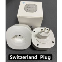 16A EU 미국 브라질 스마트 와이파이 플러그 전원 모니터 스마트 홈 와이파이 무선 소켓 콘센트는 Alexa Google 홈 ai스마트플러그, 4 개, 16A 스위스 플러그