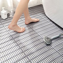 PVC 욕실 화장실 미끄럼방지매트 욕실매트 화장실 바닥 낙상사고예방 주방 다용도실 베란다, 블루