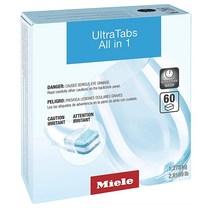 Miele 밀레 식기 세척기 세척세제 탭 20개 화이트 카운트 20개입 3개 10245660 Dishwasher Tabs20 per box