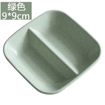 특이한그릇 원목 예쁜접시 빈티지 수입 그릇 홈 컬러 플레이트 디저트 플레이트 맛을 낸 요리 일본 식기 플라스틱 트레이, 초록