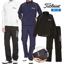 타이틀리스트 골프 우비 비옷 레인코트 레인슈트 상하세트 TSMR1592, S, 블랙