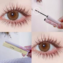 컬링 마스카라 롱 한국 화장품 블랙 연장 속눈썹 엑스트라 볼륨 방수 천연 속눈썹 여성 전문 메이크업 풀 사이즈, 어두운 갈색, 02 Dark brown, Dark brown