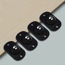 검정색 부착식 미니 볼캐스터 미니바퀴 4P 360도 회전, 1, 상세페이지 참조, 상세페이지 참조