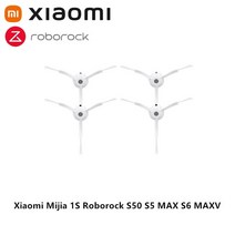 빨 수있는 걸레 천 HEPA 필터 메인 브러시 사이드 샤오미 1 / 1S Roborock S5 S6 MAX 순수 액세서리 진공 청소기 부품, [01] Package 1