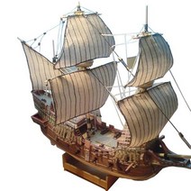 거북선 모형배 3d 종이 보트 모델 diy 1:100 영국 황금 사슴 항해 보트 전투