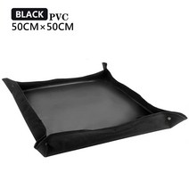 50100CM 심기 매트 PE 원예 Potting 패드 방수 Foldable 꽃 냄비 이식 식물, Black 50x50cm