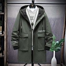 더플코트 여성더플코트 떡볶이코트 대형 트렌치 코트 남성 후드 롱 블랙 윈드 브레이커 봄 가을 트렌치 코트 빈티지 1900s 경량 빅 사이즈 8xl 6xl