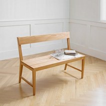 오크 A형 벤치의자, 없음