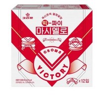 크라운 빅파이 마시멜로 222g, 3개