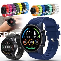 갤럭시 워치 42MM 46MM 우레탄 실리콘 시계줄 스트랩 밴드 줄질 R810/R815/R800/R805 호환, 레드