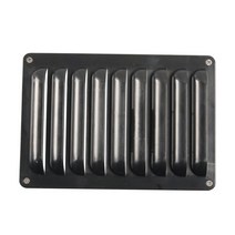 캠핑카 카라반 보트 개조 부품 DIY 용품 부속 5 pcs rv 버스 그릴 벤트 패널 간단한 설치 자동차 공기 환기 수정 유지 보수 액세서리 214x149mm (나사 포함), 검은색